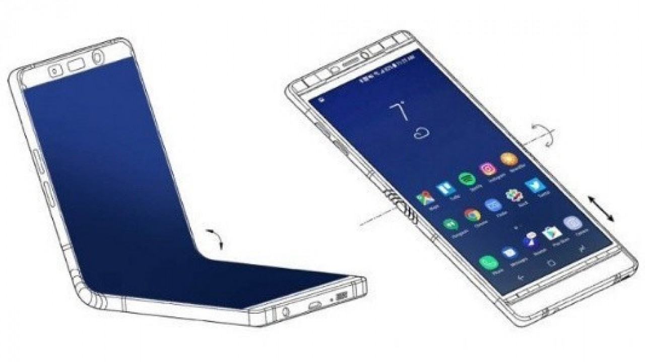 Katlanabilir Galaxy X, Büyük Ekranlı Galaxy Note8'e Benzeyecek