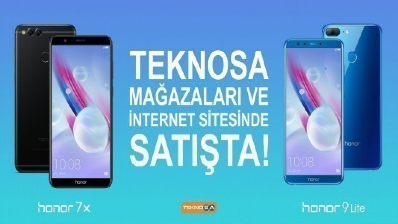 honor 7x ile honor 9 lite teknosa tarafindan satisa maxicep