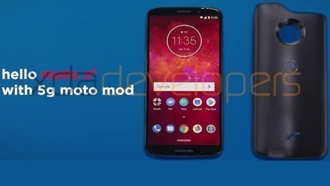 Moto Z3 Play 5G Moto Mod İle Birlikte Geliyor