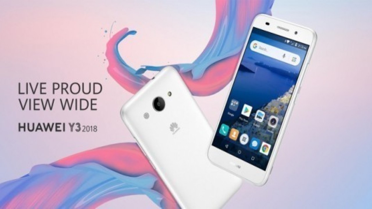 Huawei Y3 (2018) ﻿resmi olarak tanıtıldı