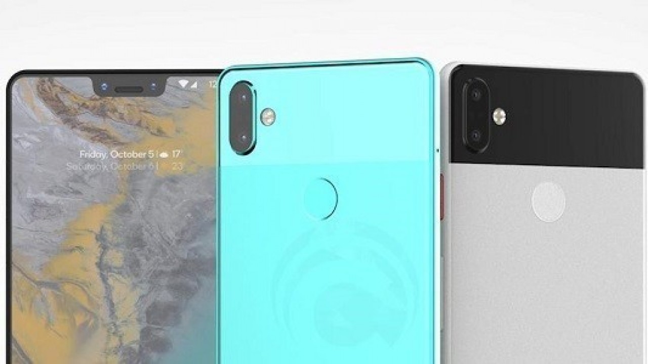 Google Pixel 3 XL'nin Tasarımı Yeniden Bir Render Görüntüsünde Ortaya Çıktı