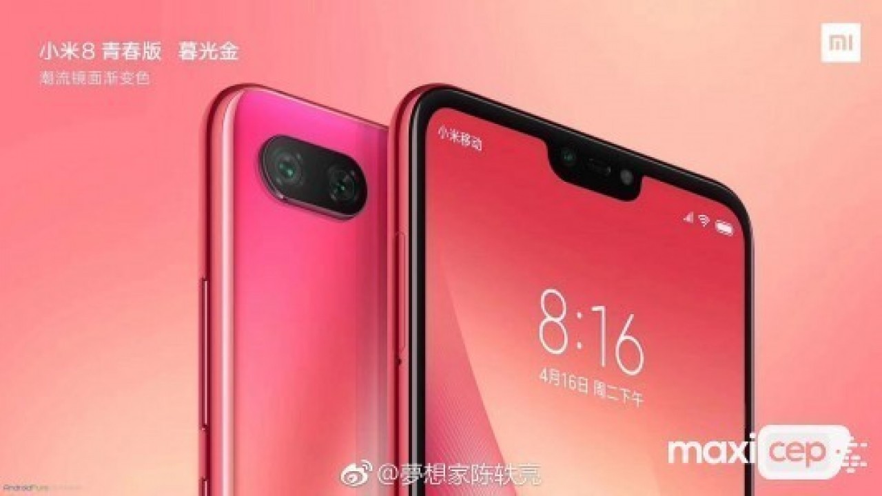 Mi 8 Youth Edition'un tasarımı ile özellikleri gün yüzüne çıktı