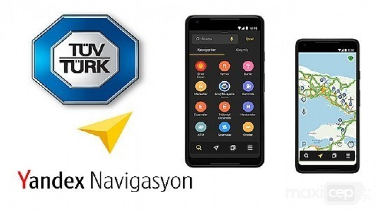 Yandex'te, TÜVTÜRK randevu yerinizi bulmak artık çok kolay