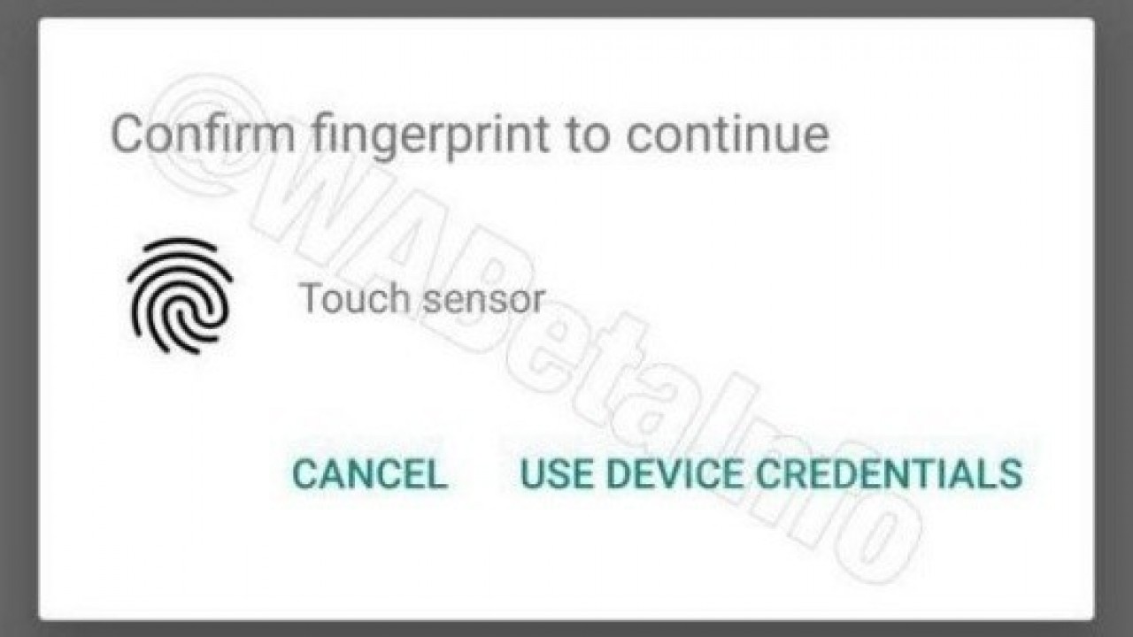 WhatsApp, Parmak İzi İle Doğrulama Üzerinde Çalışıyor