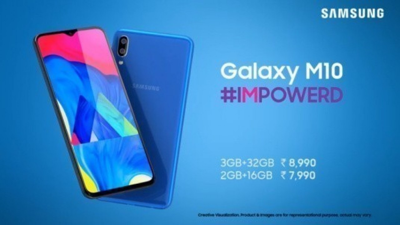 Samsung Galaxy M10 ve Galaxy M20, Infinity-V Ekranla Resmiyet Kazandı