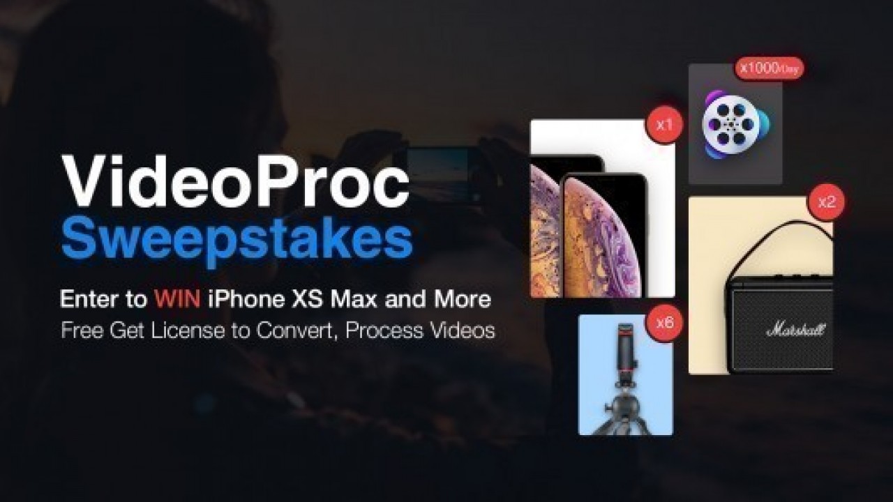 VideoProc iPhone Video Converter, Ücretsiz Lisans ve iPhone XS Max Kazanma Şansıyla