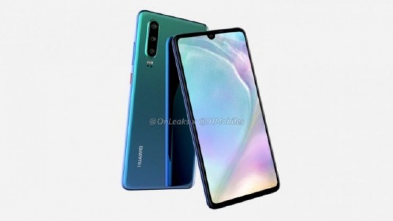 Huawei P30'un CAD Tabanlı Görüntüleri, Tasarımı Gözler Önüne Seriyor