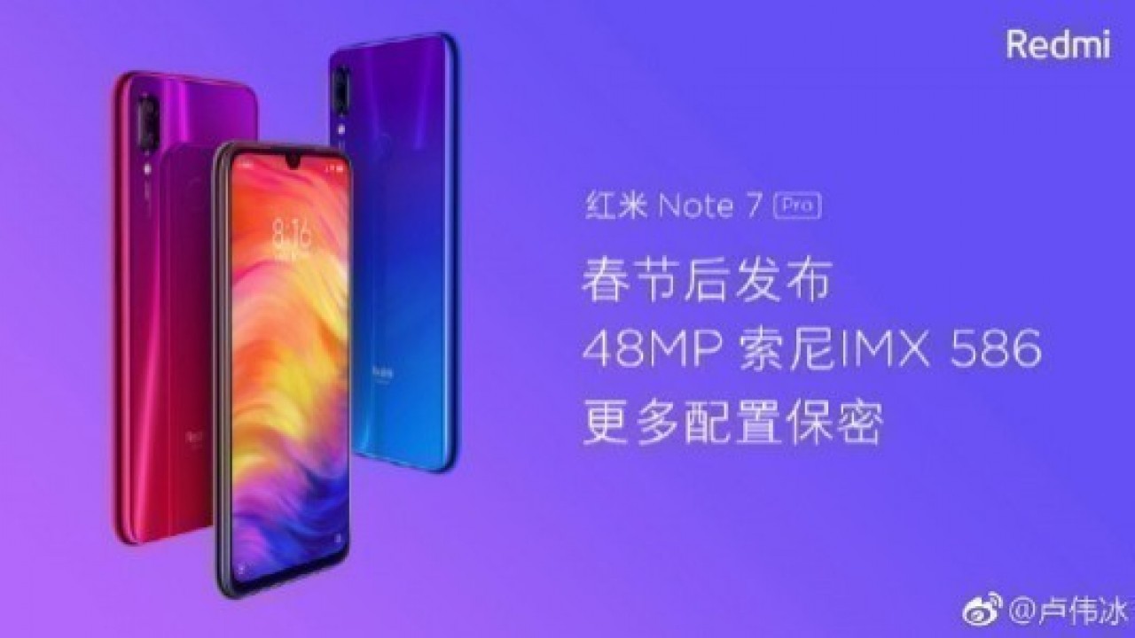 Redmi Note 7 Pro Önümüzdeki Hafta 230$ Fiyat Etiketi ile Duyurulacak