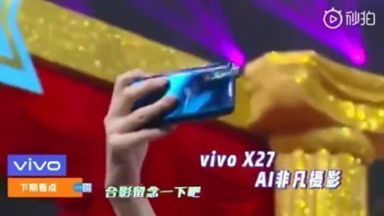 Vivo X27, TV Show'unda Ortaya Çıktı