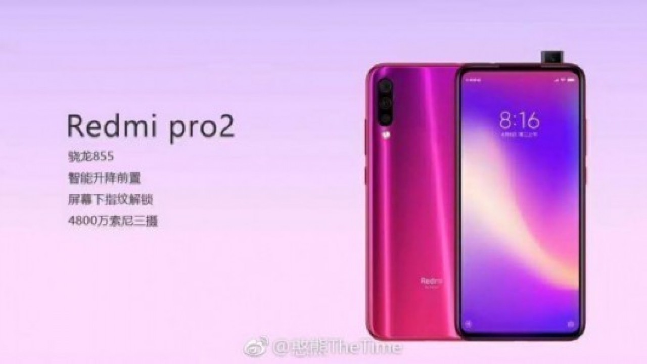 Redmi Pro 2, Snapdragon 855 ve Pop-up Kamera İle Geliyor