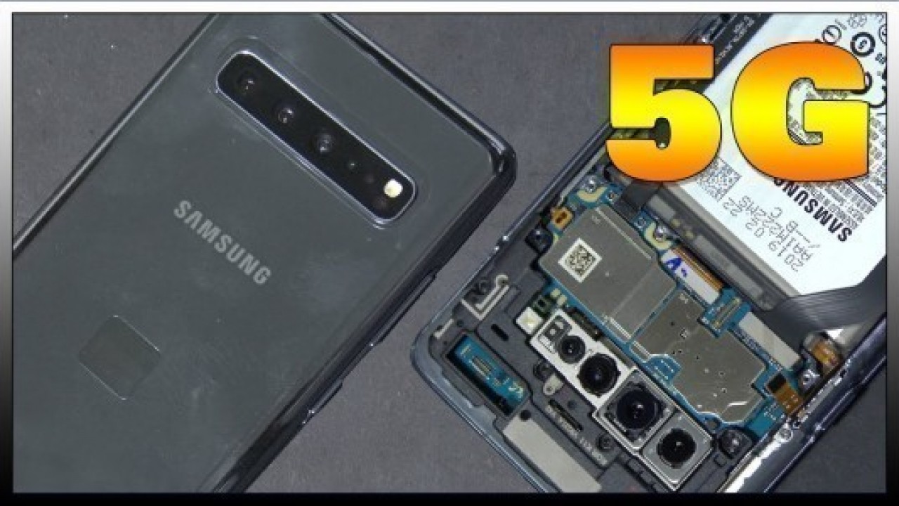 Samsung Galaxy S10 5G Parçalarına Ayrıldı 