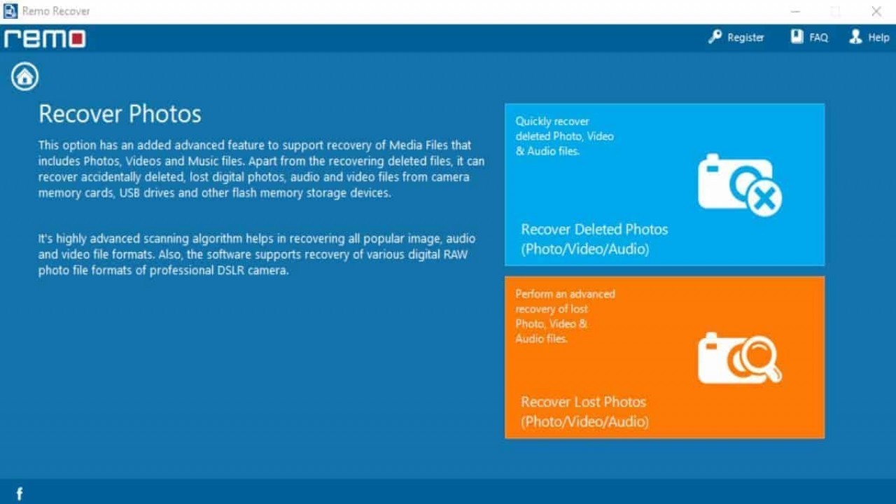 Remo Photo Recovery Fotoğraf Geri Getirme Yazılımı