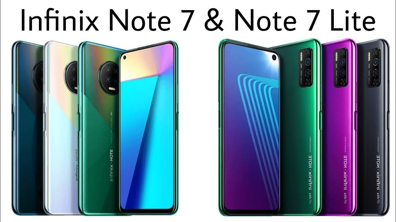 Infinix Note 7 ve Note 7 Lite resmi olarak duyuruldu