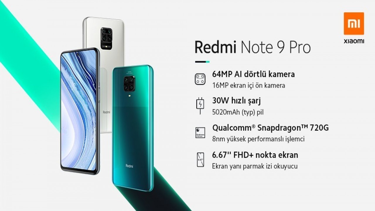 Redmi Note 9 Pro Türkiye fiyatı belli oldu