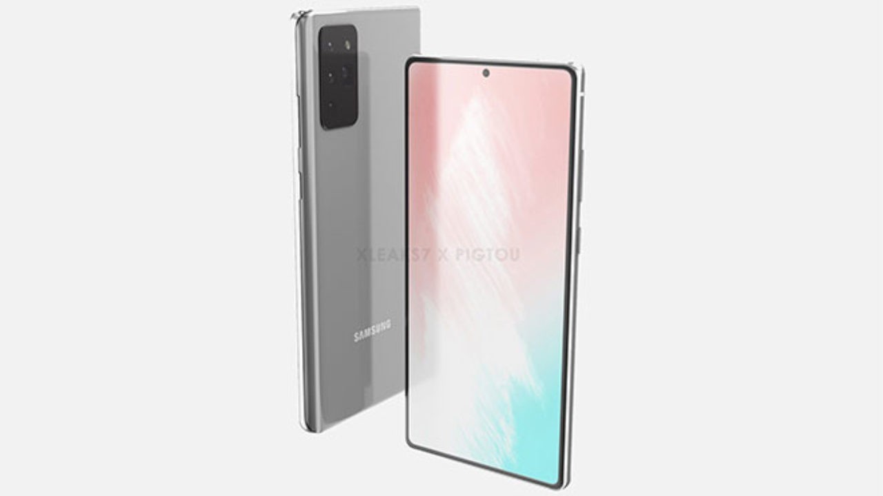 Samsung Galaxy Note 20 tasarımı ortaya çıktı