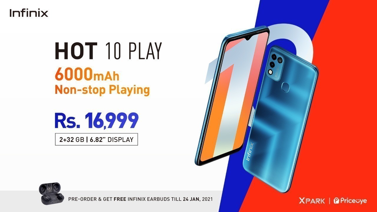 Infinix Hot 10 Play resmi olarak duyuruldu