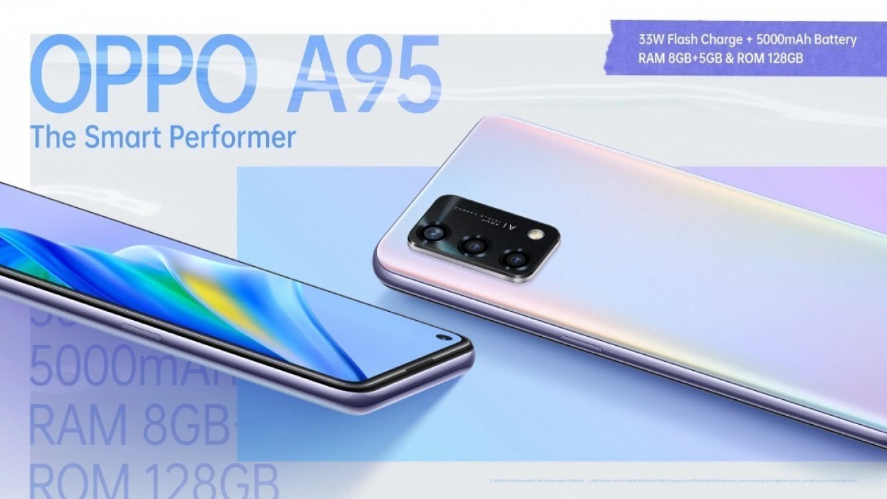 Oppo A95 resmi olarak duyuruldu