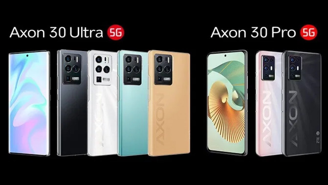 ZTE Axon 30 Ultra ve Pro resmi olarak duyuruldu