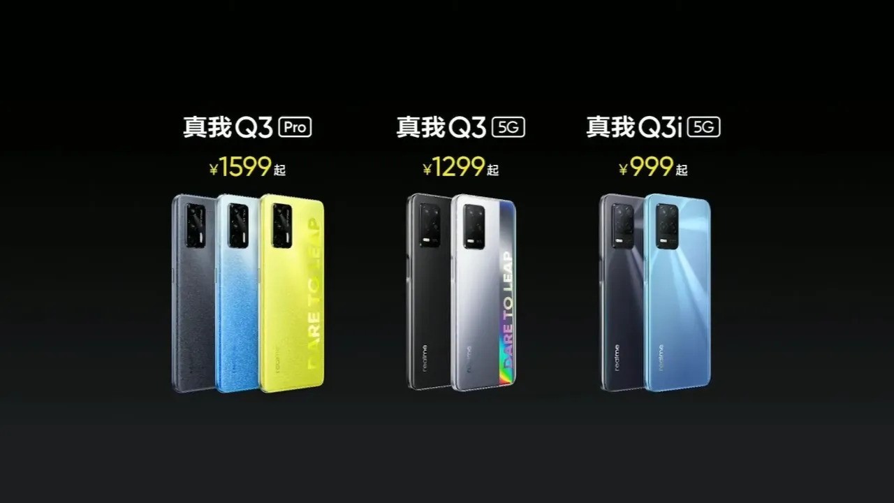 Realme Q3 serisi resmi olarak duyuruldu