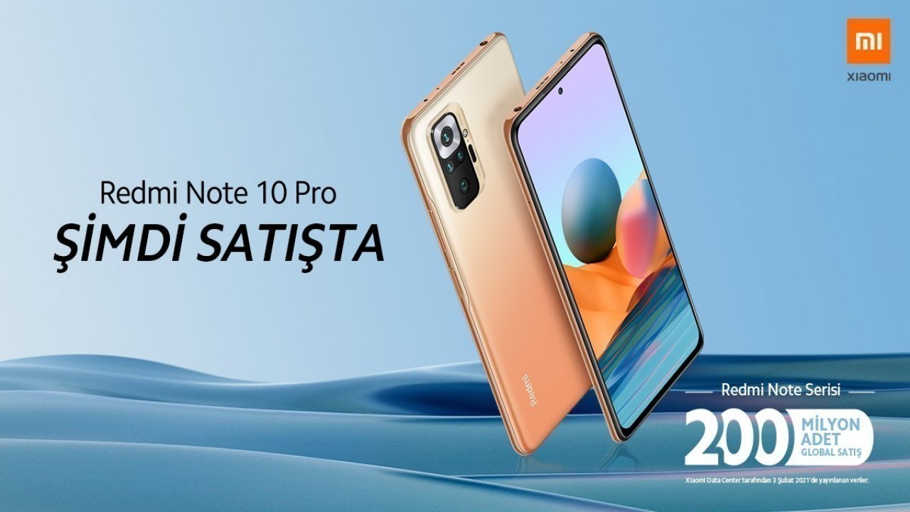 Redmi Note 10 Pro Türkiye'de satışa sunuldu