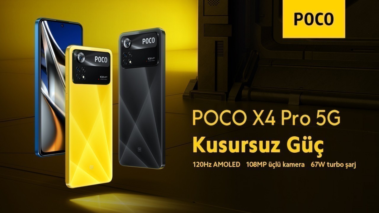Poco X4 Pro 5G Türkiye'de satışa sunuldu