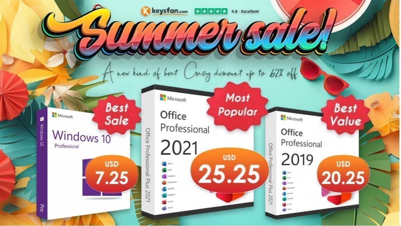 Office 2021 Pro, Keysfan Yaz İndirimi'nde sadece 25,25 ABD Dolar!