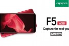 Oppo F5'in, 6 GB RAM'li sürümü Hindistan'da ön siparişe çıktı