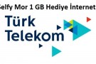 Turk Telekom Selfy Mor ile Hediye 1 GB İnternet