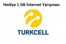 Turkcell Kim 1 GB İster ? Hediye İnternet Fırsatı