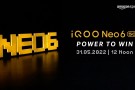 iQOO Neo6 Global Tanıtım Etkinliğini Buradan İzleyin