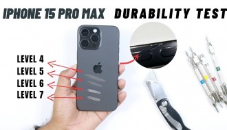 iPhone 15 Pro Max Dayanıklılık Testi