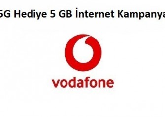 Vodafone 4.5G SIM 5 GB Hediye İnternet Paketi