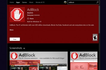 AdBlock ve AdBlock Plus Microsoft Edge Eklentileri,  Windows Store'da Yayınlandı 