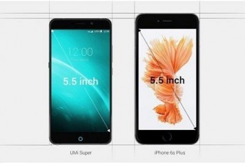 Çinli UMI'nin yeni akıllısının ekran / gövde oranı iPhone 6S Plus'dan daha iyi