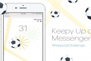 Facebook Messenger'ın Futbol Oyunu KeepyUp Kullanıma Sundu 