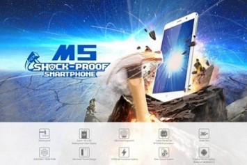 Leagoo M5 akıllı telefon ile ceviz kırın, çivi çakın