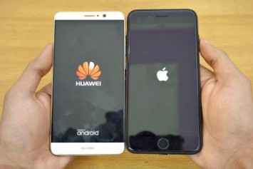 iPhone 7 Plus ile Mate 9 Pro hız testinde
