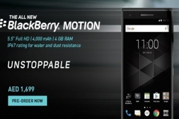 Yeni BlackBerry Motion için Ön Siparişler Başladı