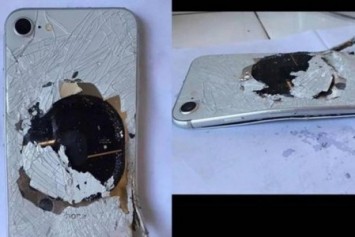 iPhone 8'i şarja takıp bıraktı, döndüğünde patlamış halde buldu