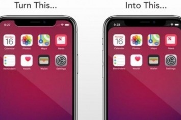 iPhone X'teki çentiği, bu uygulama sayesinde kaybedebilirsiniz