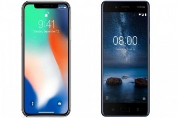 Nokia'nın amiral gemisi 8, iPhone X ile hız testinde