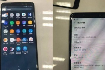 Galaxy A8+ (2018) ilk defa canlı canlı görüntülendi