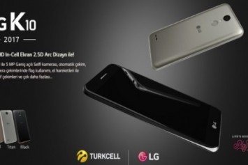 CES 2017'de Duyurulan LG K10 Türkiye'de Satışa Çıkıyor 