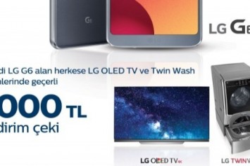 LG G6 Alana 1.000 TL Hediye Kuponu  