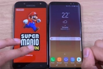 Galaxy J5 Pro 2017 ile Galaxy S8 hız testinde karşı karşıya