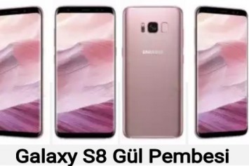 Galaxy S8'in Gül Pembesi Rengi Ortaya Çıktı 