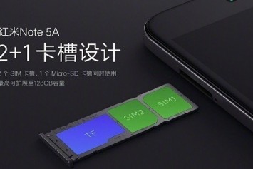 Xiaomi Redmi Note 5A Çift Sim ve Hafıza Kartı Desteği İle Geliyor