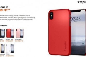 Spigen'in hazırladığı, iPhone 8 kılıfları sızdırıldı