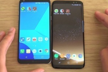 LG Q6 ile Galaxy S8 Plus hız testinde karşı karşıya