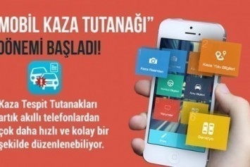 Mobil kaza tutanağı, trafikte yeni dönemi başlattı